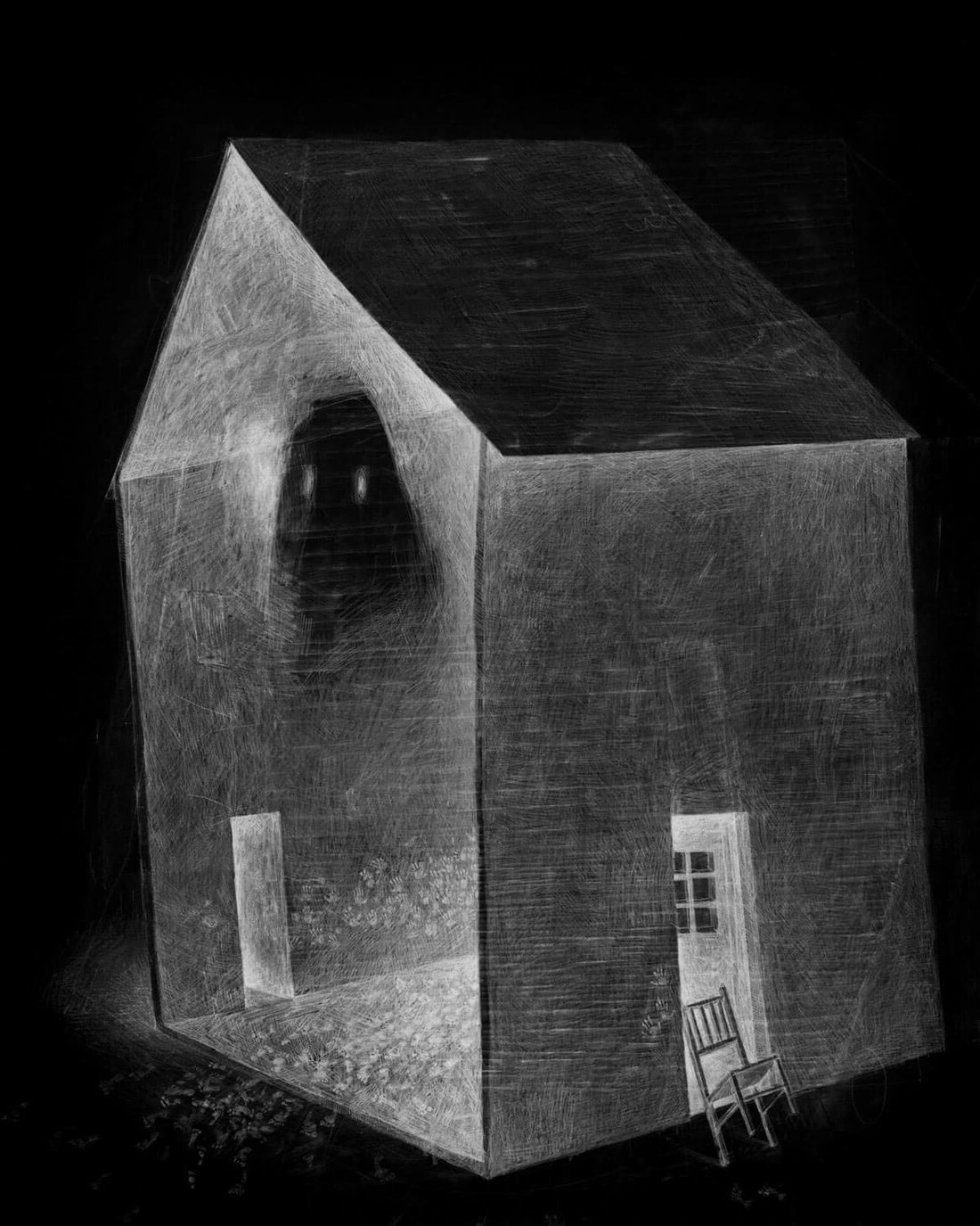 House and Ghost by Stefan Zsaitsits